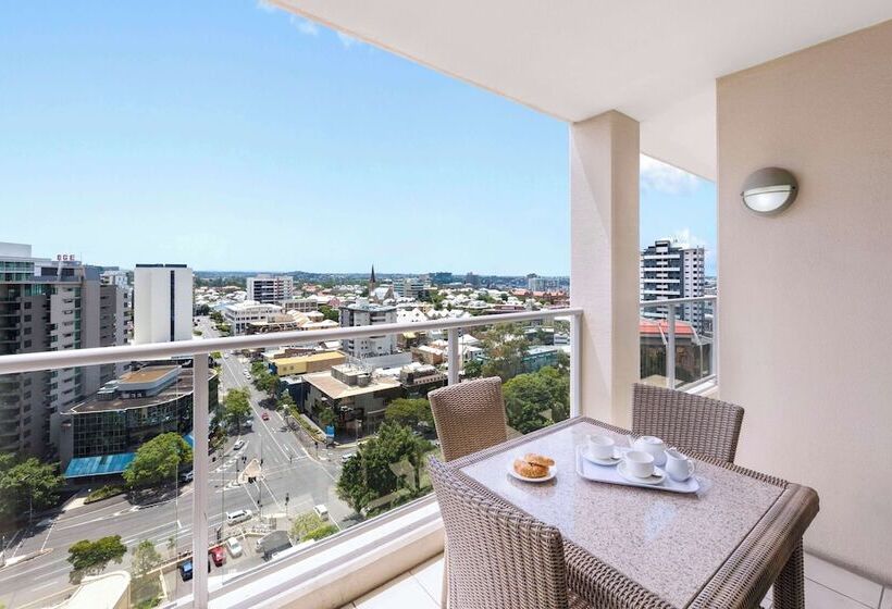 2 베드룸 이그제큐티브 아파트, Oaks Brisbane Lexicon Suites
