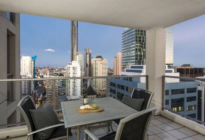 침실 2개 아파트, Oaks Brisbane Lexicon Suites