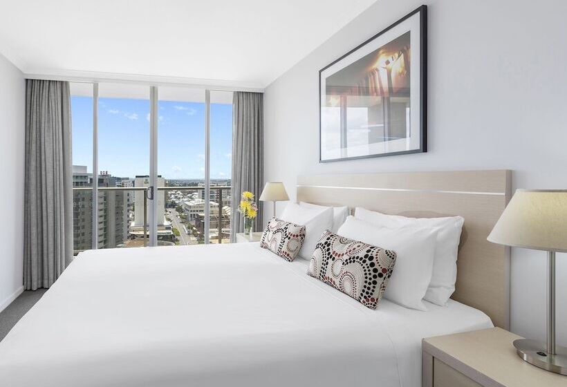 2 베드룸 이그제큐티브 아파트, Oaks Brisbane Lexicon Suites