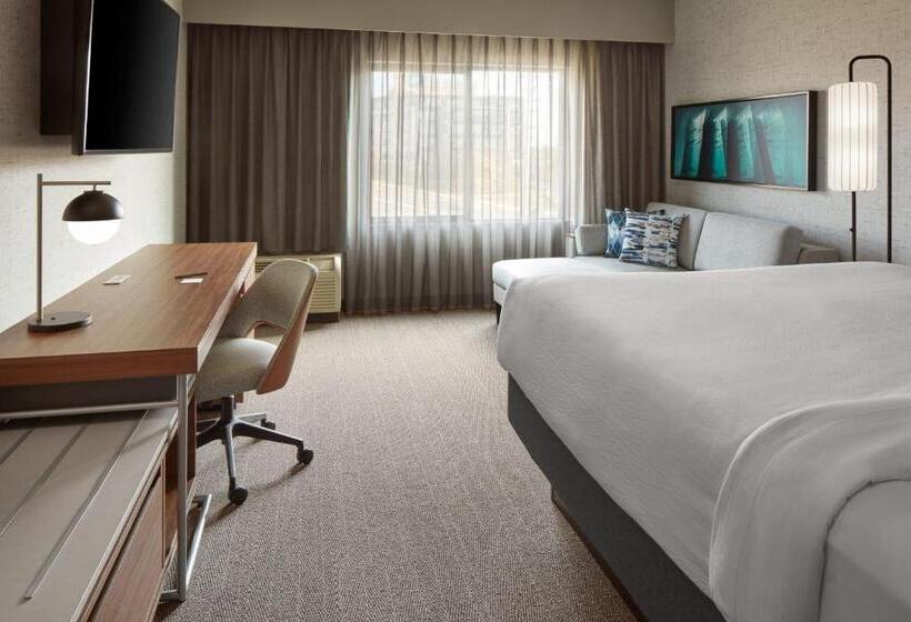 キングサイズベッドのスタンダードルーム, Courtyard By Marriott Mississaugaairport Corporate Centre West