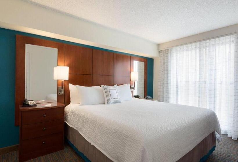 מיטת קינג בסוויטה, Residence Inn By Marriott Oklahoma City Downtown/bricktown