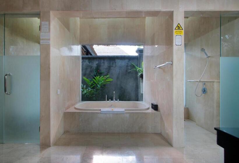 فيلا ديلوكس غرفتين نوم مزودة بحمام سباحة, Santi Mandala Villa & Spa