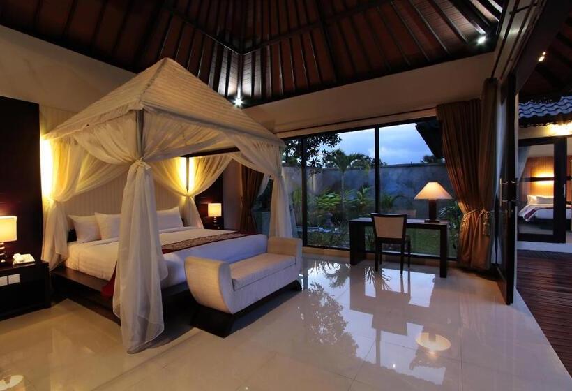 فيلا ديلوكس غرفتين نوم مزودة بحمام سباحة, Santi Mandala Villa & Spa