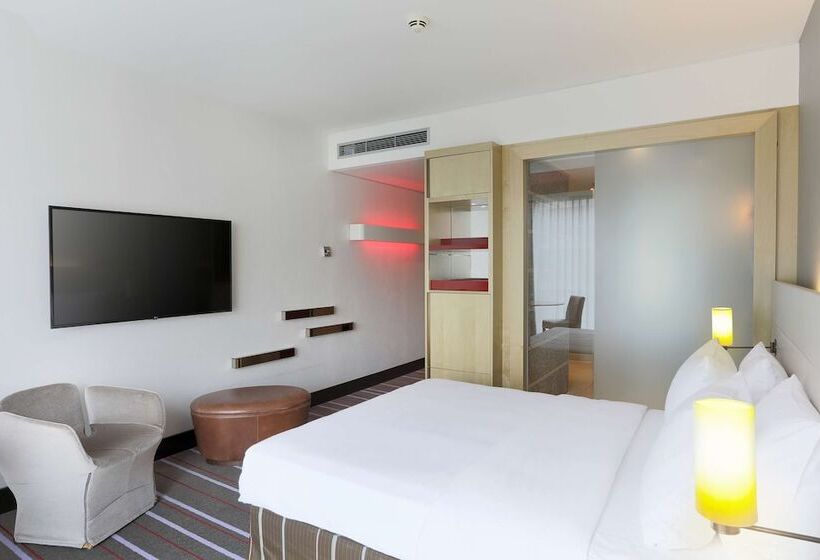 标准间, Radisson Blu Media Harbour Hotel, Düsseldorf