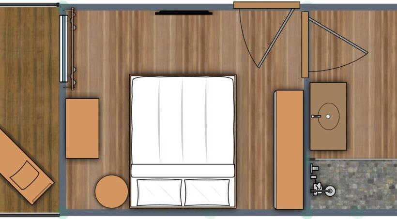 חדר סופריור יחיד, Cristallo Sport & Wellness