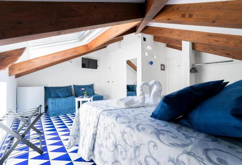 바다 전망 디럭스 3인룸, Villa Annalara Charme And Relax