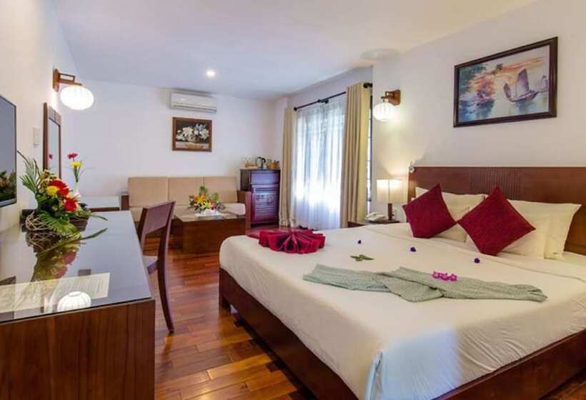 اتاق سوپریور با چشم‌انداز باغ, Vinh Hung Riverside Resort & Spa