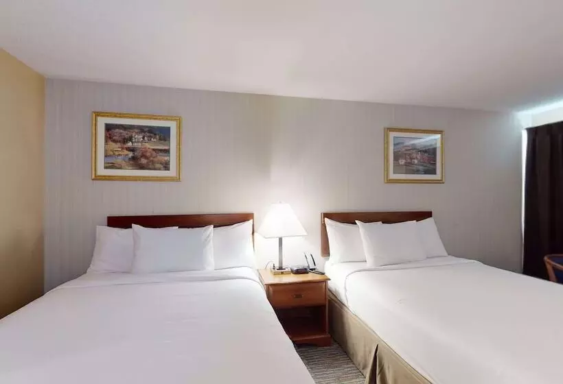 ２ダブルベッドのスタンダードルーム, Ramada By Wyndham Strasburg   Shenandoah Valley