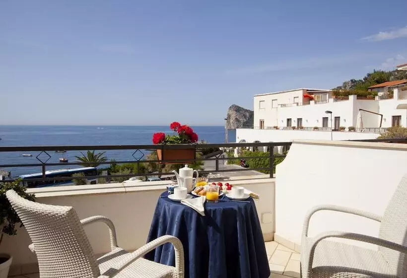 اتاق سوپریور با چشم‌انداز دریا و بالکن, Punta Campanella Resort & Spa