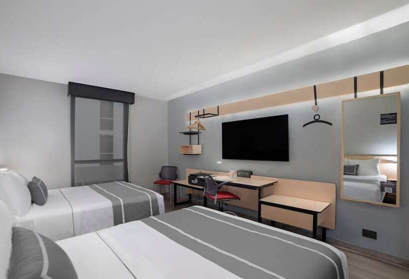 Номер Стандарт 2 Двуспальные Кровати, City Express Plus By Marriott Ciudad De México Insurgentes Sur