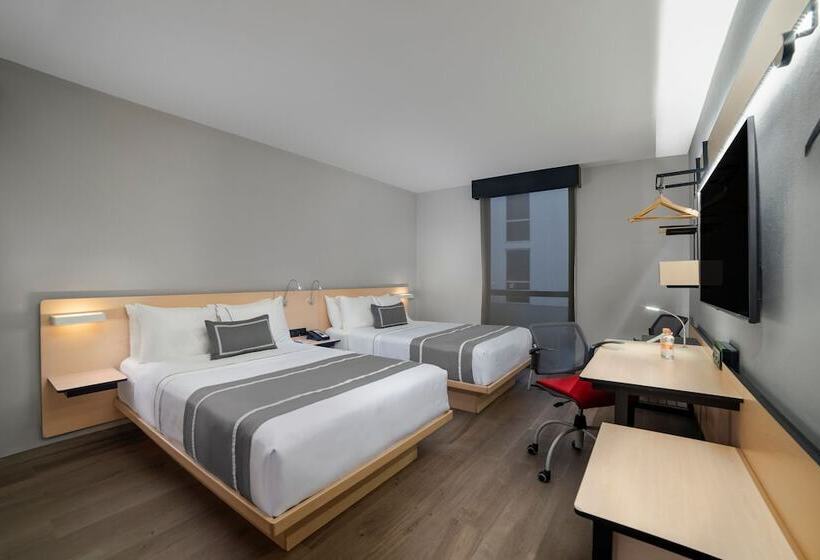 غرفه قياسيه سريرين مزدوجين, City Express Plus By Marriott Ciudad De México Insurgentes Sur