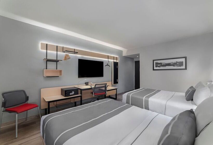 غرفه قياسيه سريرين مزدوجين, City Express Plus By Marriott Ciudad De México Insurgentes Sur