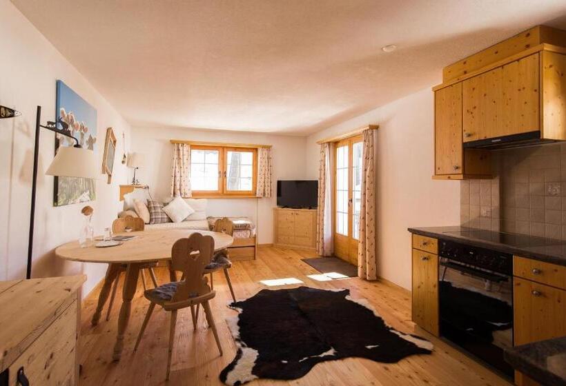 דירה בת חדר שינה 1 עם מרפסת, Madrisajoch