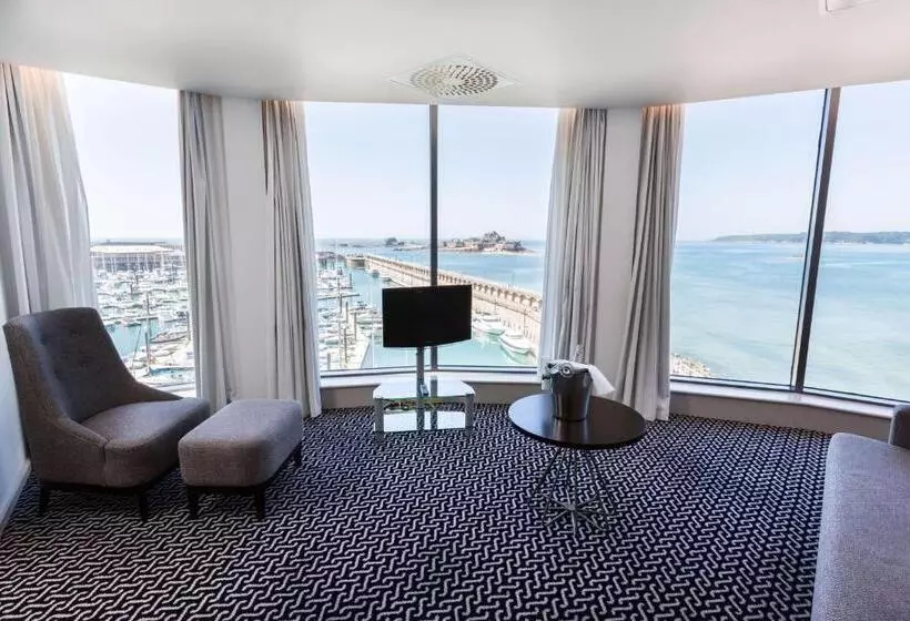 景色の見えるスイートルーム, Radisson Blu Waterfront Hotel, Jersey