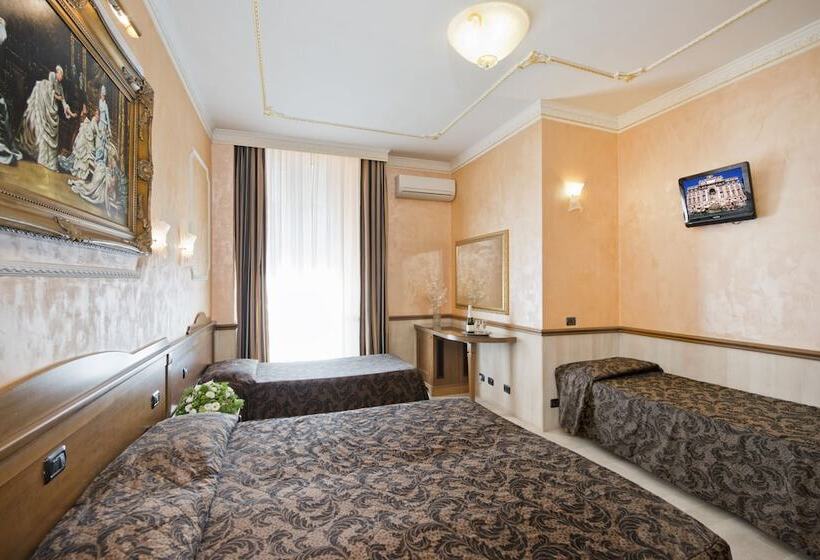 اتاق استاندارد سه نفره, Marco Polo Rome