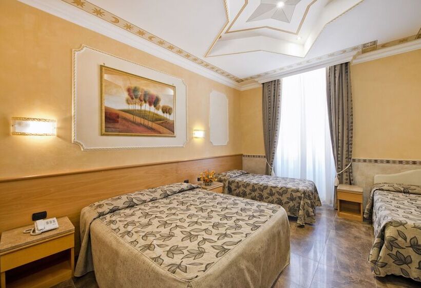 اتاق استاندارد سه نفره, Marco Polo Rome