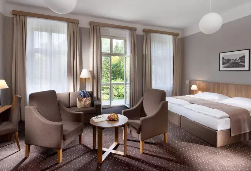 اتاق استاندارد با بالکن, Badenia Hotel Praha