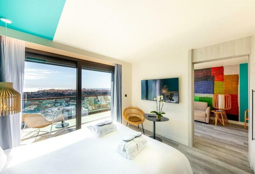 سوییت جونیور با چشم‌انداز دریا, Novotel Montecarlo