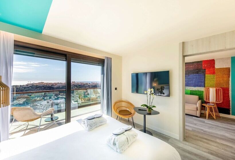 سوییت جونیور با چشم‌انداز دریا, Novotel Montecarlo