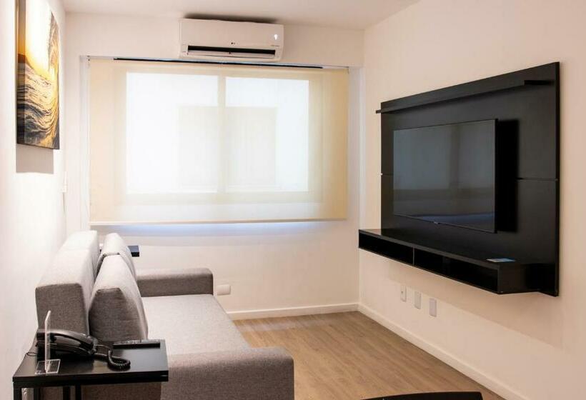 Appartement met 1 Slaapkamer en Balkon, Anna Suites Ipanema By Arena Hotéis