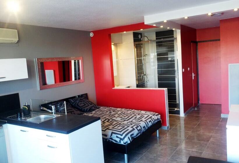 Студия Deluxe, Studio Village Naturiste Hôtel Restaurant Libertin Cap D Agde