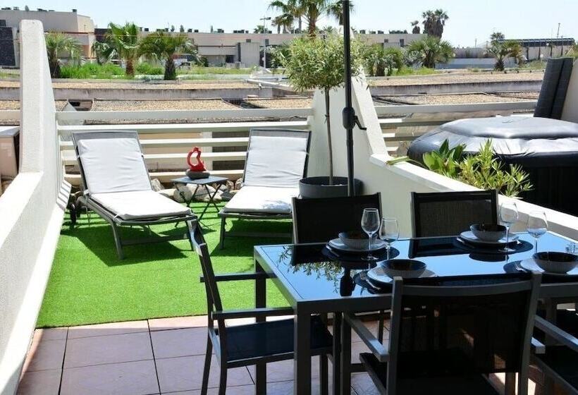 Апартаменты 1 Спальня, Studio Village Naturiste Hôtel Restaurant Libertin Cap D Agde