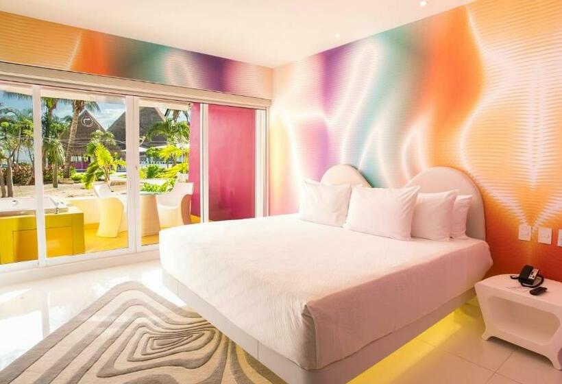 חדק דלוקס עם ג'קוזי, Temptation Cancun Resort  All Inclusive  Adults Only
