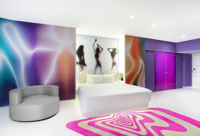 חדר סטנדרט נוף לים, Temptation Cancun Resort  All Inclusive  Adults Only