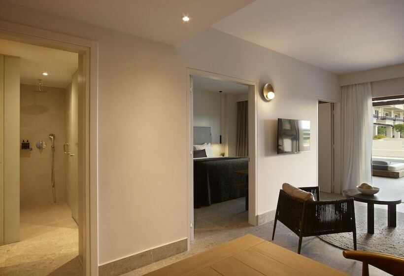 جناح مزود بحمام سباحة, Asterion Suites & Spa   Designed For Adults