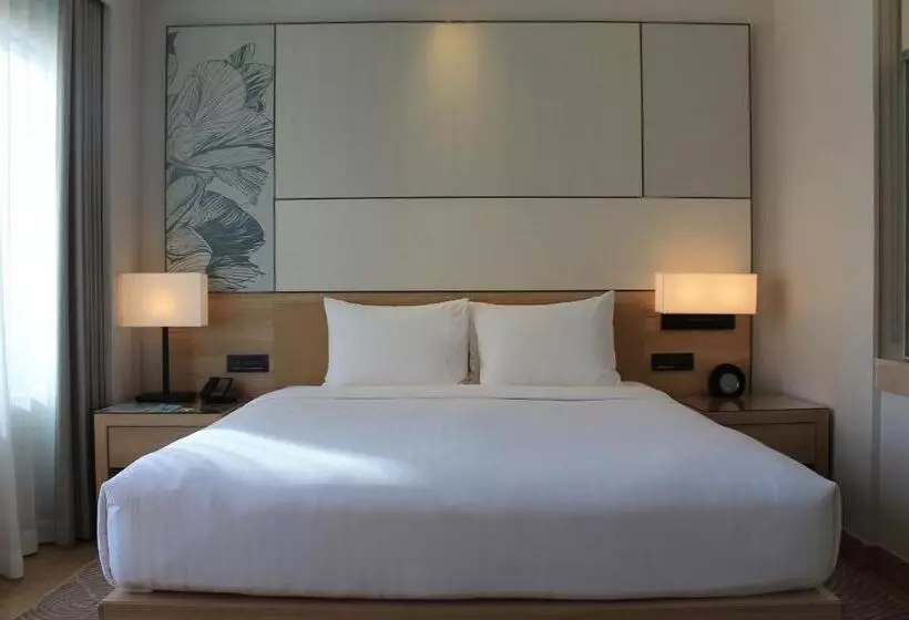 اتاق دلوکس با تخت کینگ و چشم‌انداز شهر, Courtyard By Marriott Bangkok