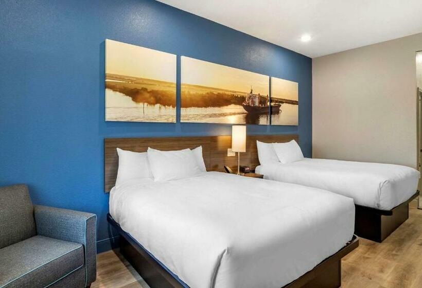 스탠다드 룸 더블 침대 2개, Clarion Pointe Port Arthur Beaumont South