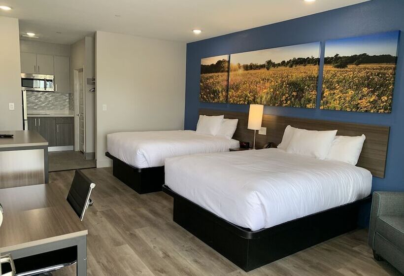 스탠다드 룸 더블 침대 2개, Clarion Pointe Port Arthur Beaumont South