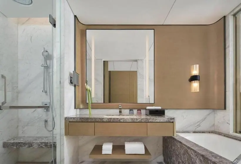 Habitación Estándar 2 Camas Matrimonio, Baotou Marriott