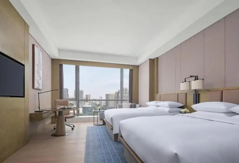 Habitación Estándar 2 Camas Matrimonio, Baotou Marriott