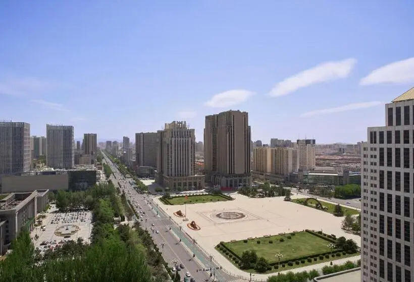 Habitación Estándar 2 Camas Matrimonio, Baotou Marriott