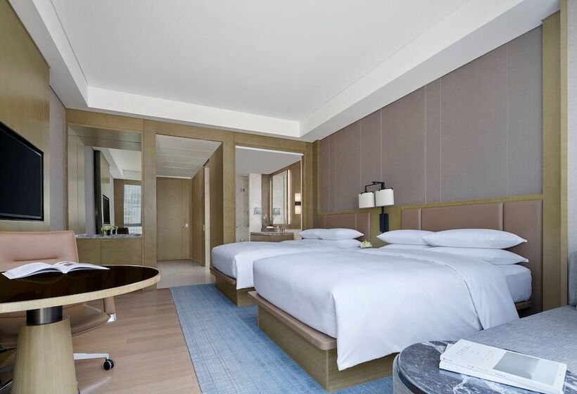 غرفه قياسيه سريرين مزدوجين, Baotou Marriott