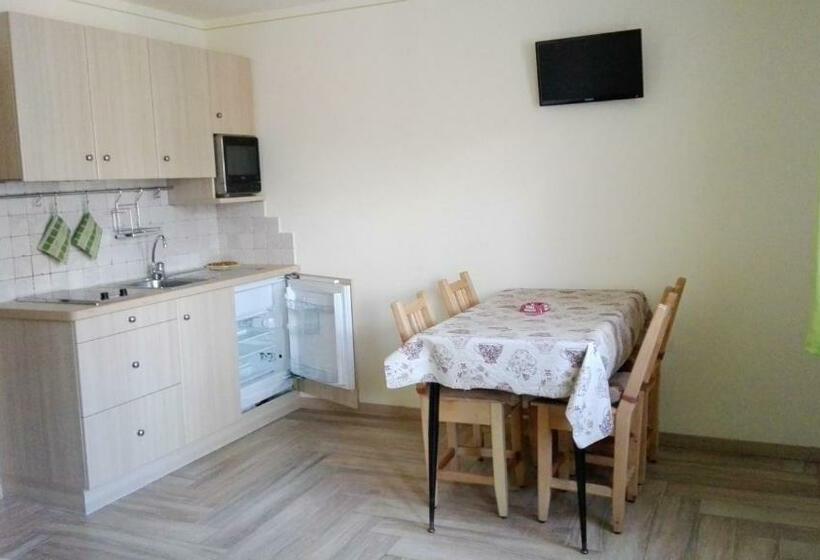 آپارتمان 1 خوابه با تراس, Garni Delia