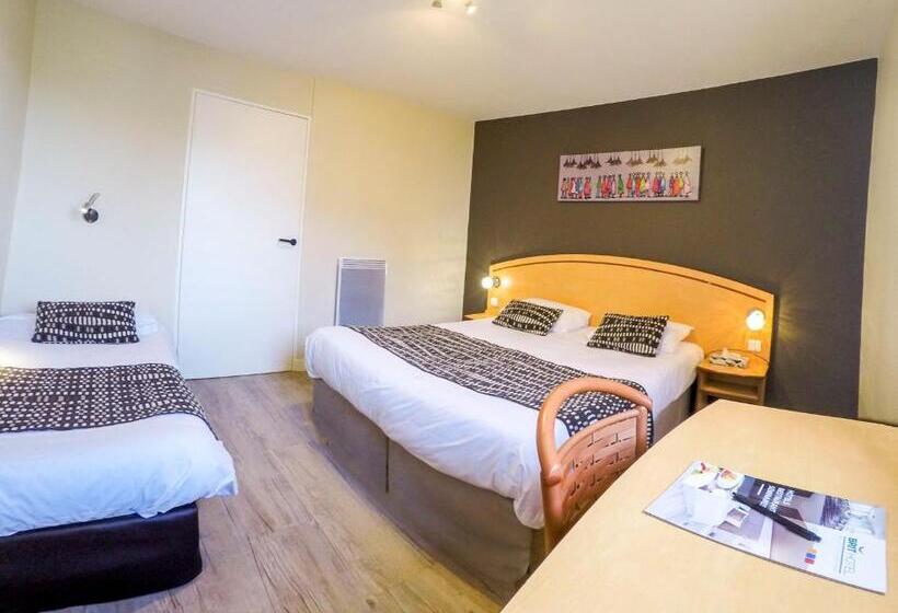 اتاق استاندارد سه نفره, Brit Hotel Quimper Nord
