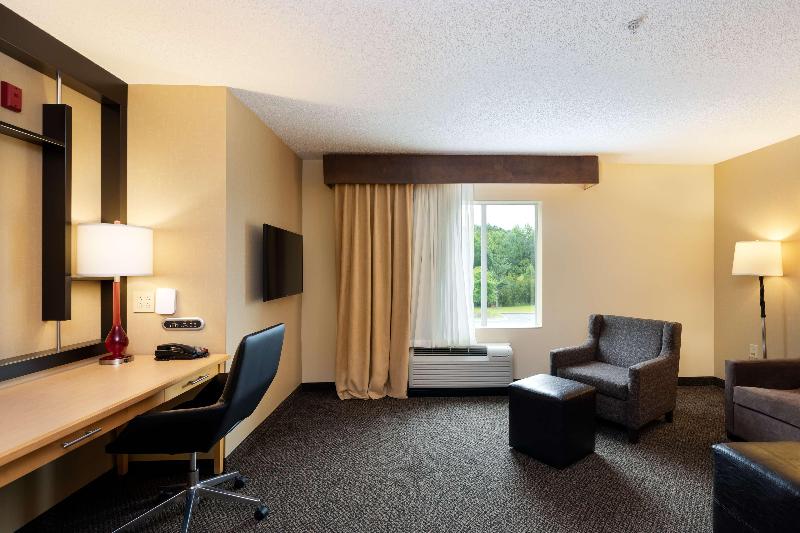 מיטת קינג בסוויטה, Doubletree By Hilton Hotel Savannah Airport