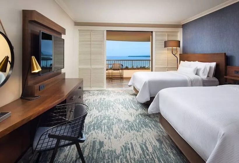 オーシャンビューのプレミアムルーム。, The Westin Hapuna Beach Resort