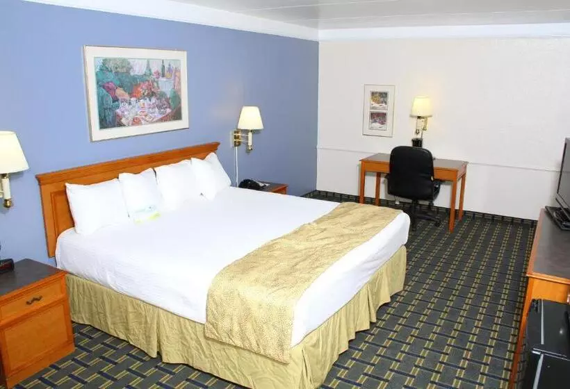 身障者適用キングサイズベッドルーム, Days Inn By Wyndham Houston