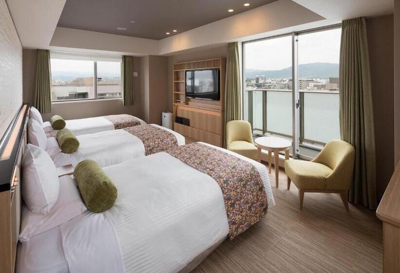 اتاق لوکس سه تخته با چشمانداز, Mystays Kyotoshijo