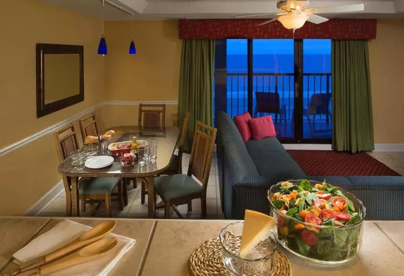 Deluxe-huoneisto 3 Makuuhuonetta, Ocean Club Resort Myrtle Beach A Ramada By Wyndham