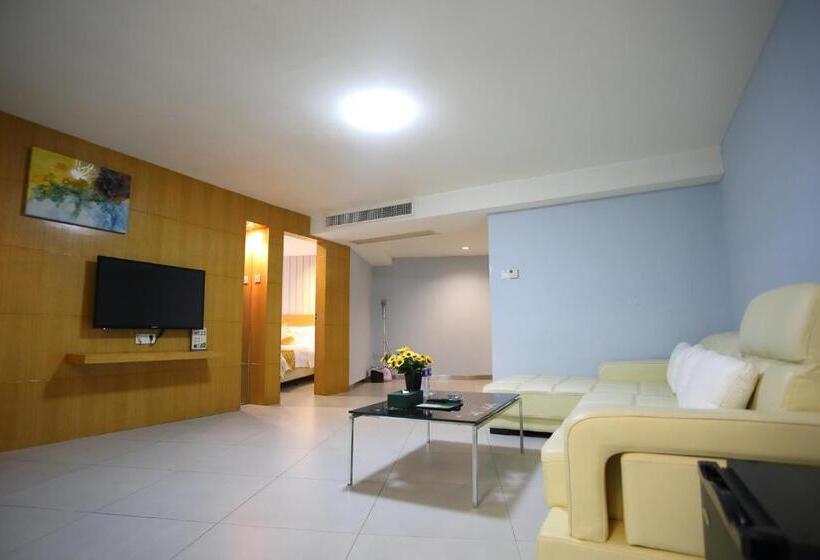 Delüks Üç Kişilik Oda, Landscape Fashion Hotel Guangzhou East Station