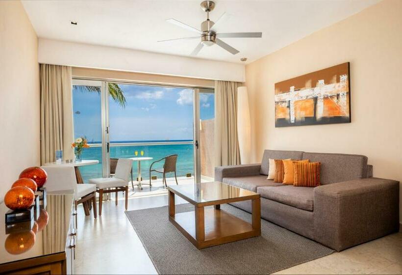 小型套房俱乐部海洋风景, Secrets Aura Cozumel   Adults Only