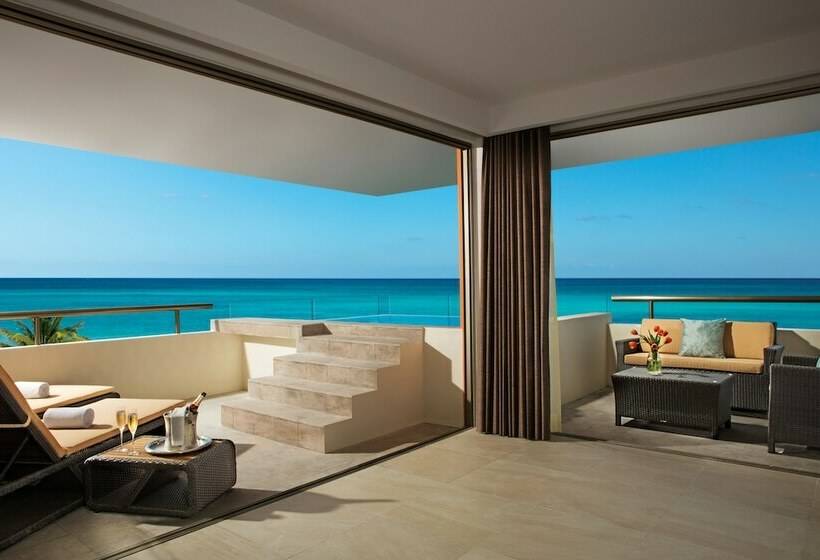 俱乐部套房海洋风景, Secrets Aura Cozumel   Adults Only