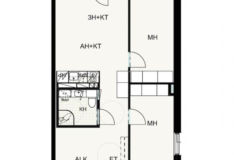 Apartamento 2 Dormitórios, Forenom Aparthotel Tampere Kaleva
