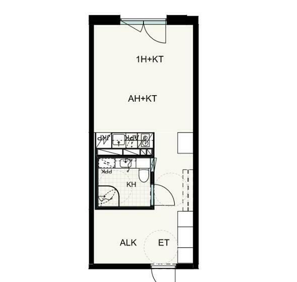 Escritório Estándar, Forenom Aparthotel Tampere Kaleva