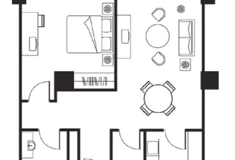 شقة إدارية غرفة واحدة, Somerset Grand Citra Jakarta