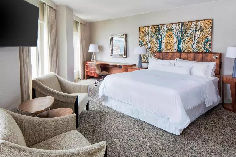 キングサイズベッドのデラックスルーム, The Westin Jersey City Newport